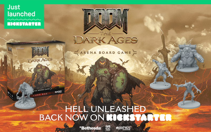 DOOM™ | Arena Board Game Launches on Kickstarter