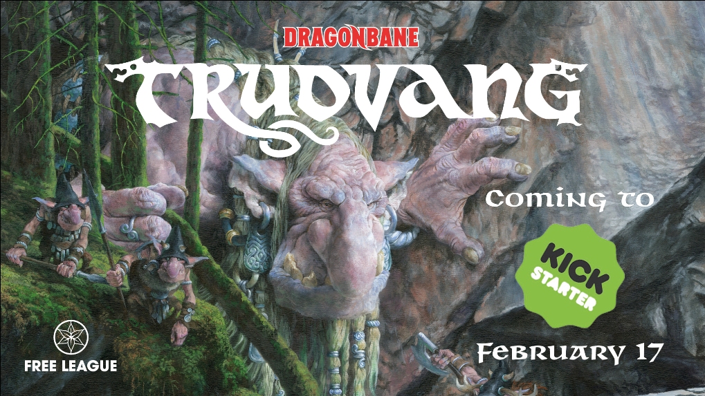 Free League’s Nordic Fantasy RPG Dragonbane: Trudvang Kickstarter Launches on February 17